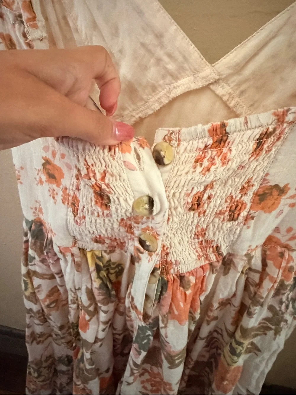 Free People Floral Patchwork Dress